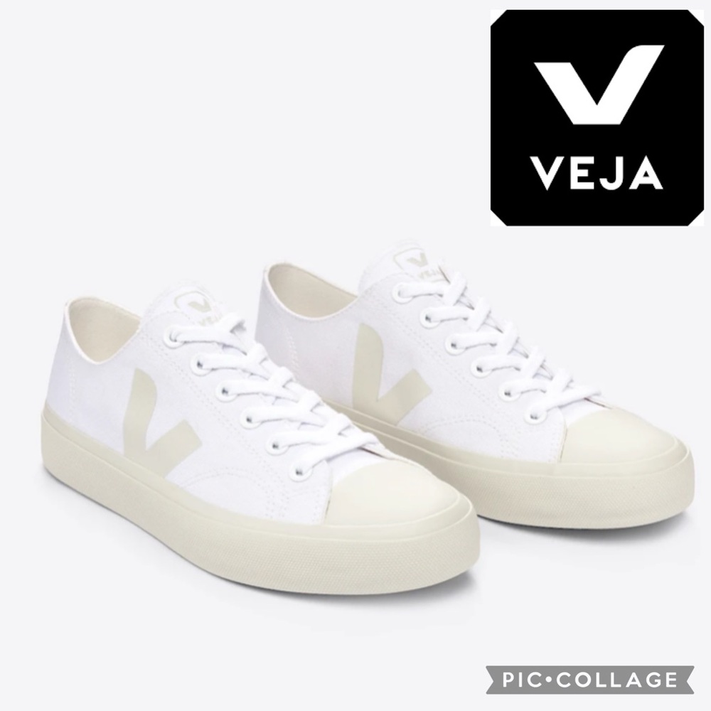 Veja Wata II Low Canvas Sneakers {White Pierre} 38/7